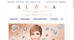 Desktop Screenshot of alanajewelry.com